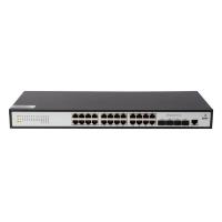 SNR-S5210G-24TX-2AC Управляемый коммутатор уровня 2+, 24 порта 10/100/1000Base-T, 4 порта 1/10G SFP+, Два встроенных БП ~220V AC