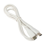Cablexpert Кабель USB2.0 Type-C Type-C  3А  60Вт  PD QC3.0  медь  Mobile1  1м  белый  коробка (CCB-U