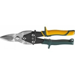 KRAFTOOL Ножницы по металлу рычажные высокомощные "Alligator" 260мм  прямые  кованая Cr-MO сталь  хо