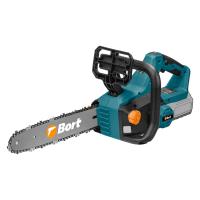 Bort BKS-2112-LI Цепная пила аккумуляторная (БЕЗ АКБ И ЗУ) {18В Li-Ion, Makita 18V LXT,  шина 305мм, Бесщеточный, Шаг цепи, дюйм 3/8, холостого хода, 