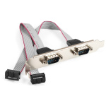 Exegate EX298292RUS Планка портов в корпус 2xCOM ExeGate BrctDB92 (Com 10-pin (F) --> 2 x RS232 DB9 