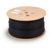 Cabeus FTP-4P-Cat.5e-SOLID-OUT-PE-UV Кабель витая пара экранированная FTP (F/UTP), категория 5e, 4 пары (24 AWG), одножильный, экран - фольга, для вне