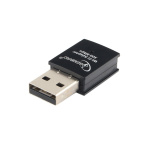 Gembird Сетевой адаптер WiFi 300 Мбит  мини  USB  802.11b g n  RTL8192EU (WNP-UA-005)