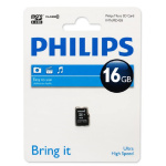 Micro SecureDigital 16GB Philips microSDHC Class 10 (FM16MD45B 97)
