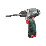 Metabo PowerMaxx BS Безударная дрель-шуруповерт [600080500] { 10.8В 2х2.0 LC40 патр. кейс  вес 0.8 к