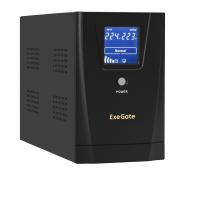 Exegate EX292630RUS ИБП ExeGate SpecialPro Smart LLB-2000.LCD.AVR.1SH.2C13.RJ.USB <2000VA/1200W, LCD, AVR, 1*Schuko+2*C13,RJ45/11,USB, металлический к