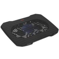 BURO Подставка для ноутбука 15.6"357x265x33mm 1xUSB 1x 140mmFAN 345г металлическая сетка/пластик черный (BU-LCP156-B114)
