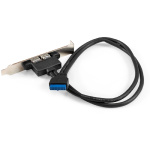 Exegate EX298295RUS Планка портов в корпус 2xUSB3.0 ExeGate BrctUSB3-2A (USB 3.0 20pin (IDC 20pin F)