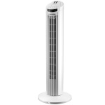 BRAYER BR4958WH Колонный вентилятор BRAYER  механ.упр. пульт ДУ вращение90° мощ-ть50Вт защита от пер