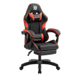 Игровое кресло Serenity Черн красн класс 2 PU подножка DEFENDER