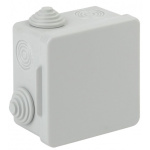 ЭРА Б0037443 Коробка распаячн. открытой установки КОР 80х80х50мм с гермовводами 7 вх. IP54