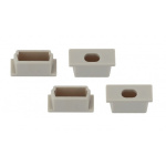 Эра Б0039439 1506-3B Набор заглушек для профиля CAB262  4 сквозные