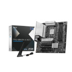 Материнская плата MSI PRO B860M-A WIFI Soc-1851 Intel B860 4xDDR5 mATX AC`97 8ch(7.1) 5Gigabit RAID+