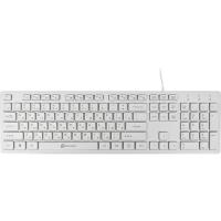 Клавиатура Oklick 500M белый USB slim Multimedia  [1061586]