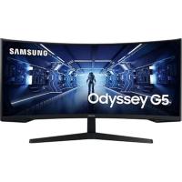 LCD Samsung 34" C34G55TWWI черный {VA 3440x1440 165Hz 1ms 8bit 21:9 250cd 2500:1 178/178 HDMI2.0 DisplayPort1.4 FreeSync(Prem)}