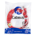 Cabeus PC-UTP-RJ45-Cat.5e-3m-RD-LSZH Патч-корд U UTP  категория 5е  2xRJ45 8p8c  неэкранированный  к