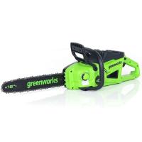 GreenWorks GD40CS20XK4 Цепная пила аккумуляторная, 40V, 40 см, 2000 Вт, бесщеточная,   c 1хАКБ 4 Ач И ЗУ [2008807UB]