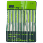 СИБРТЕХ Набор надфилей алмазных  140х50х3  10 шт. [158327]