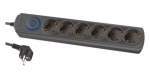 Ippon Сетевой фильтр BK-6-EU-1.8-16-B 1.8м (6 розеток) черный (коробка) (1804837)