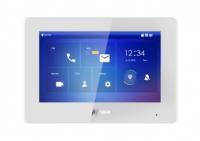 DAHUA DHI-VTH5421HW-W Монитор видеодомофона IP 7-и дюймовый с WiFi 2.4ГГц, белый, ёмкостной сенсорный экран, поддержка micro-SD до 64Гб, питание DC 12