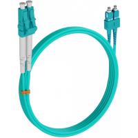 Rexant (50-2514-1) Патч-корд оптический многомодовый (MM) 50/125 OM3 разъемы zip-cord LC/UPC-SC/UPC 3мм Duplex LSZH 1м