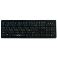 Клавиатура Oklick 870S черный USB беспроводная slim Multimedia [368218]