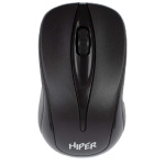 Мышь HIPER беспроводная HOMW-061 {1000dpi  черный  USB  4кнп}