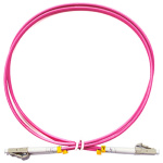 CABEUS FOP-50-OM4-LC-LC-1M ШНУР ОПТИЧЕСКИЙ DUPLEX LC-LC 50 125 MM OM4 1М LSZH