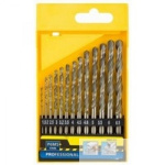 STAYER Набор Сверла "PROFI" по металлу  быстрорежущая сталь  в пласт.боксе  13шт [29602-H13\29602-H1