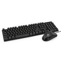 Exegate EX295303RUS Комплект ExeGate Professional Standard Combo MK110-OEM (клавиатура влагозащищенная 104кл. + мышь оптическая 1000dpi, 3 кнопки и ко