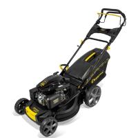 CHAMPION Газонокосилка LM5344 PRO { 4,4кВт привод 525мм 65л 25-75мм 1рычаг/6, 38кг 4в1 }