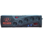 Ресанта С-1500 63 6 33 (16687) Стабилизатор {5 розеток -(3 2)  1000 Вт  220В±8% + защита RJ11  Вес 3