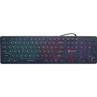 Клавиатура Oklick 420MRL черный USB slim Multimedia LED [1091226]