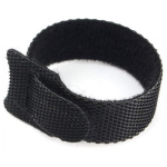 Cablexpert Хомуты-липучки на основе ленты Velcro® VT-110x11BK  110 x 11 мм  черные (12 шт.)