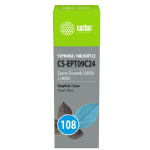 Чернила Cactus CS-EPT09C24 108 голубой70мл для Epson Ecotank L8050 L18050