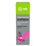 Чернила Cactus CS-EPT09C34 108 пурпурный70мл для Epson Ecotank L8050 L18050