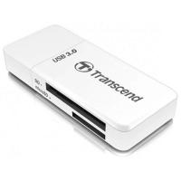 Внешний картридер USB 3.0 Multi-Card Reader F5 All in 1 Transcend [TS-RDF5W] White