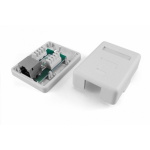 Hyperline SB1-1-8P8C-C5e-SH-WH Розетка компьютерная RJ-45(8P8C)  категория 5e  экранированная  одина