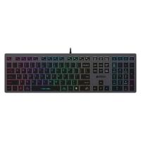 Клавиатура A4Tech Fstyler FX60 серый USB slim LED (FX60 GREY / NEON)
