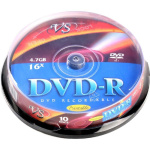 Диски DVD-R VS 4 7 GB 16x CB 10 Ink Print