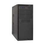 Exegate EX283239RUS Корпус Minitower ExeGate MA-372UX Black  mATX <UN600  120mm> 2*USB+2*USB3.0  Aud