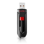 SanDisk USB Drive 64Gb Cruzer Glide SDCZ60-064G-B35 {USB2.0  Black Red}