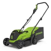 Greenworks GD24LM33 Газонокосилка аккумуляторная , 24V, 33 см, бесщеточная, без АКБ и ЗУ [2516107]