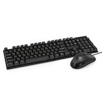 Exegate EX295303RUS Комплект ExeGate Professional Standard Combo MK110-OEM (клавиатура влагозащищенная 104кл. + мышь оптическая 1000dpi, 3 кнопки и ко