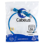 Cabeus PC-UTP-RJ45-Cat.5e-0.5m-BL Патч-корд U UTP  категория 5е  2xRJ45 8p8c  неэкранированный  сини