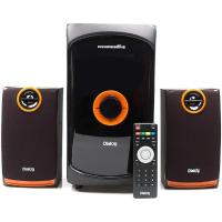 Dialog Progressive AP-200 BLACK { 2.1, 30W+2*15W RMS, USB+SD reader }