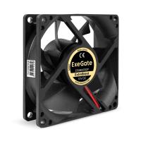 Exegate EX299875RUS Вентилятор 12В DC ExeGate ExtraSilent ES08025S2P (80x80x25 мм, Sleeve bearing (подшипник скольжения), 2pin, 1900RPM, 20dBA)