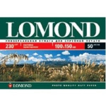 LOMOND 0102084 Матовая фотобумага A6  10х15  230г м2  500 л.