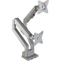 Arm Media LCD-T36 silver 17"-34" макс.2-1-9 кг настольный поворот и наклон верт.перемещ.