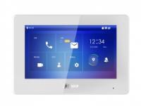 DAHUA DHI-VTH5421HB-W Монитор видеодомофона IP 7-и дюймовый с WiFi 2.4ГГц, черный, ёмкостной сенсорный экран, поддержка micro-SD до 64Гб, питание DC 1